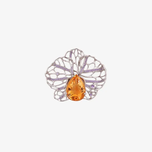Openwork Citrine Pendant