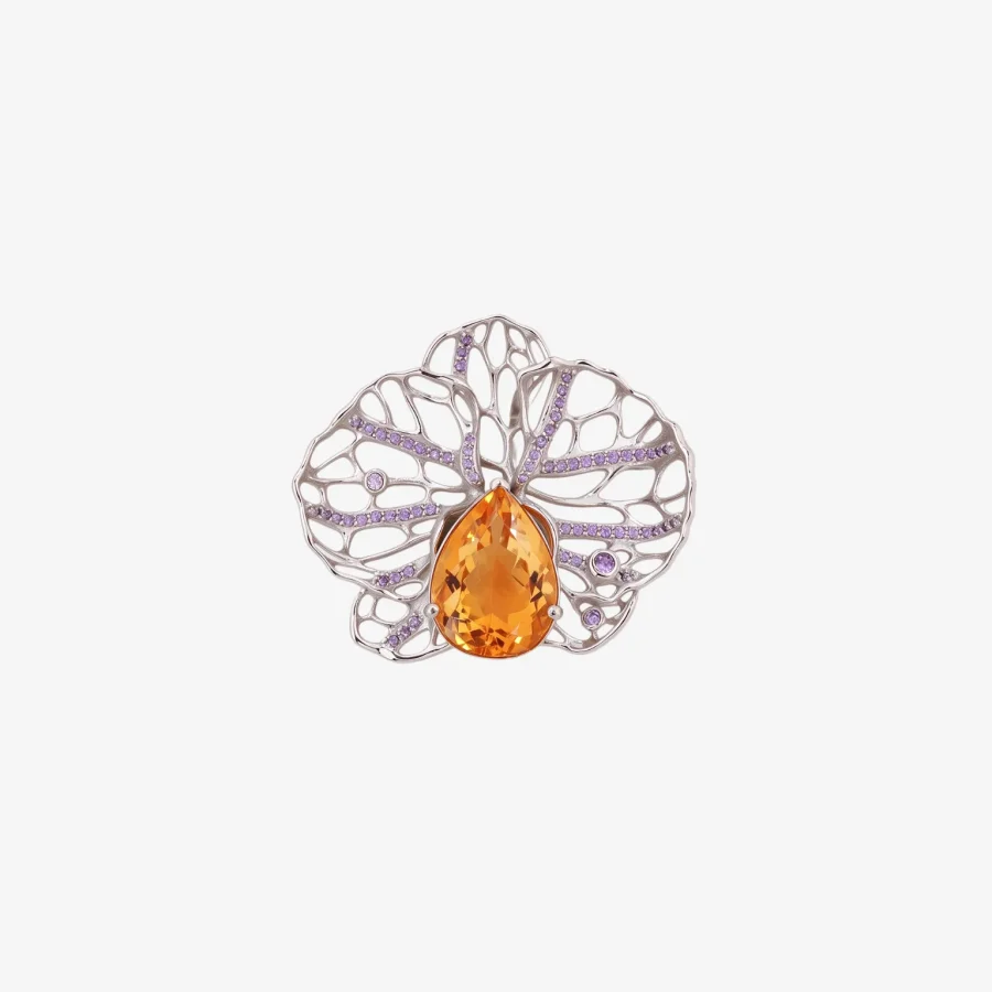 Openwork Citrine Pendant