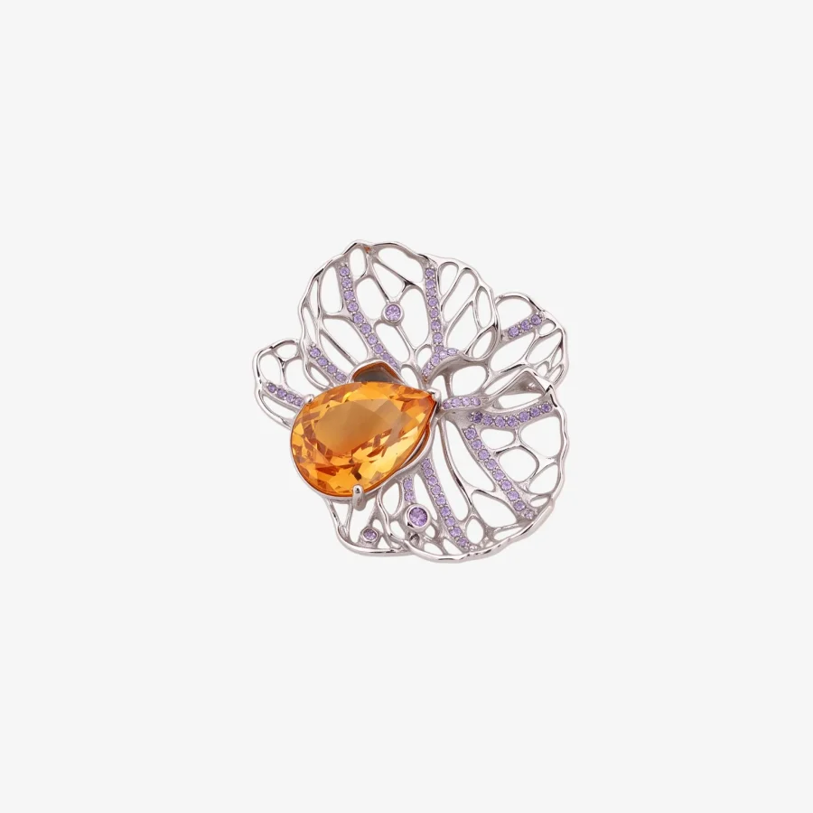 Openwork Citrine Pendant