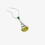 Paris Tower Citrine Necklace