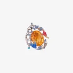 Koi Fish Citrine Pendant