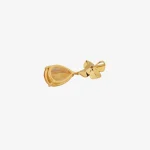 Pear Citrine Flower Pendant