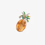 Citrine Pineapple Pendant