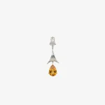 Citrine Koi Fish Pendant