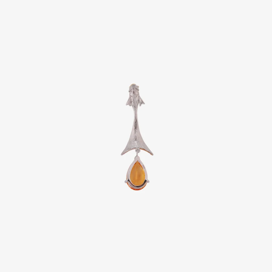 Citrine Koi Fish Pendant