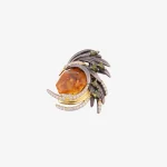 Black Gold Gradient Citrine