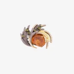Black Gold Gradient Citrine