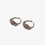 Citrine Hoop Earrings
