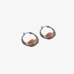 Citrine Hoop Earrings