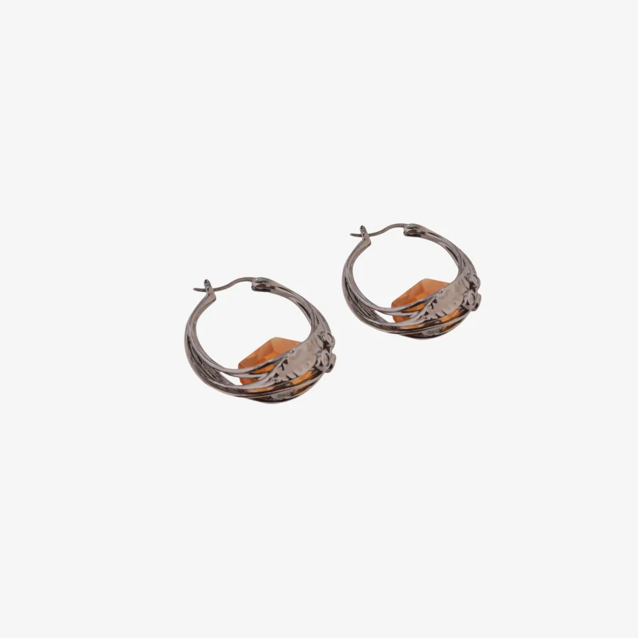 Citrine Hoop Earrings