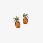 Citrine Pineapple Earrings
