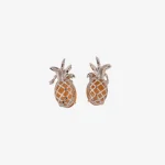 Citrine Pineapple Earrings