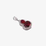 Little Gourd Garnet Pendant