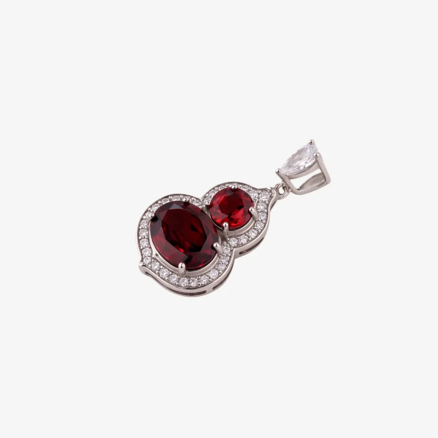 Little Gourd Garnet Pendant