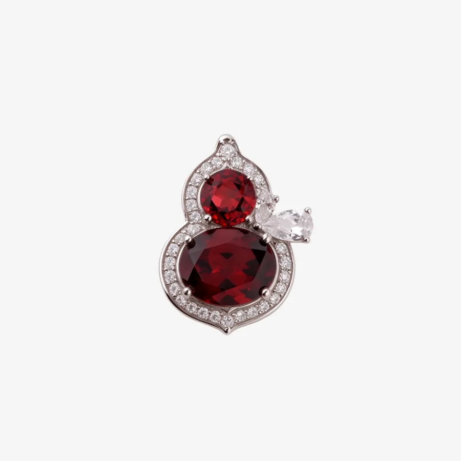 SLS003 A_10_04_2026 Garnet Gourd Pendant