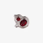 SLS003 C_10_04_2026 Garnet Gourd Pendant