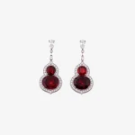 SLS004 A_10_04_2026 Garnet Gourd Earrings
