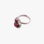 Mini Gourd Garnet Ring
