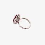Mini Gourd Garnet Ring