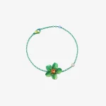 Green Flower Bracelet
