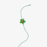 Green Flower Bracelet