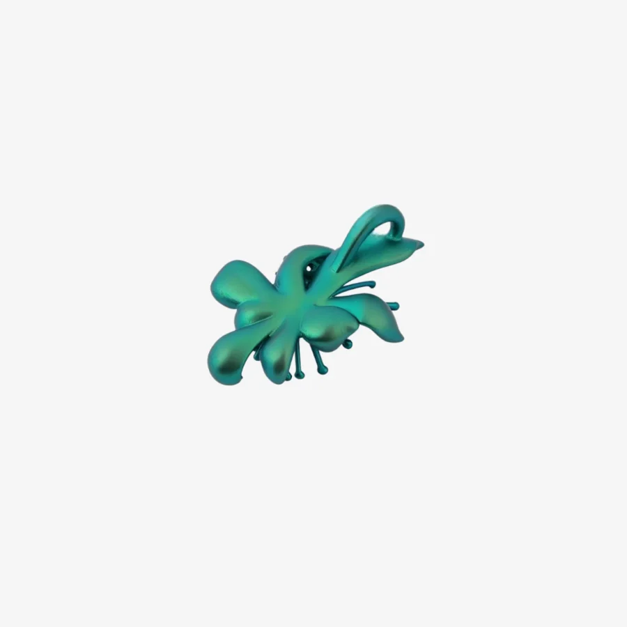 Green Horn Flower Pendant
