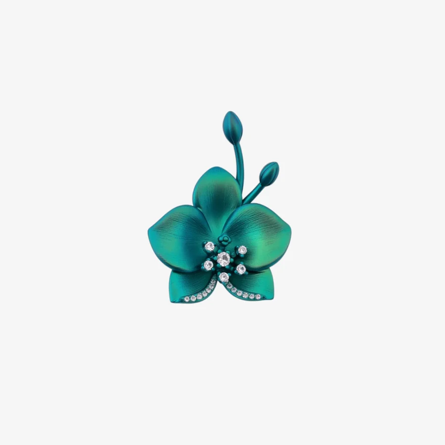 Two Tone Flower Pendant