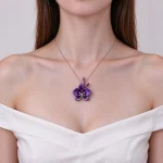 Two Tone Flower Pendant