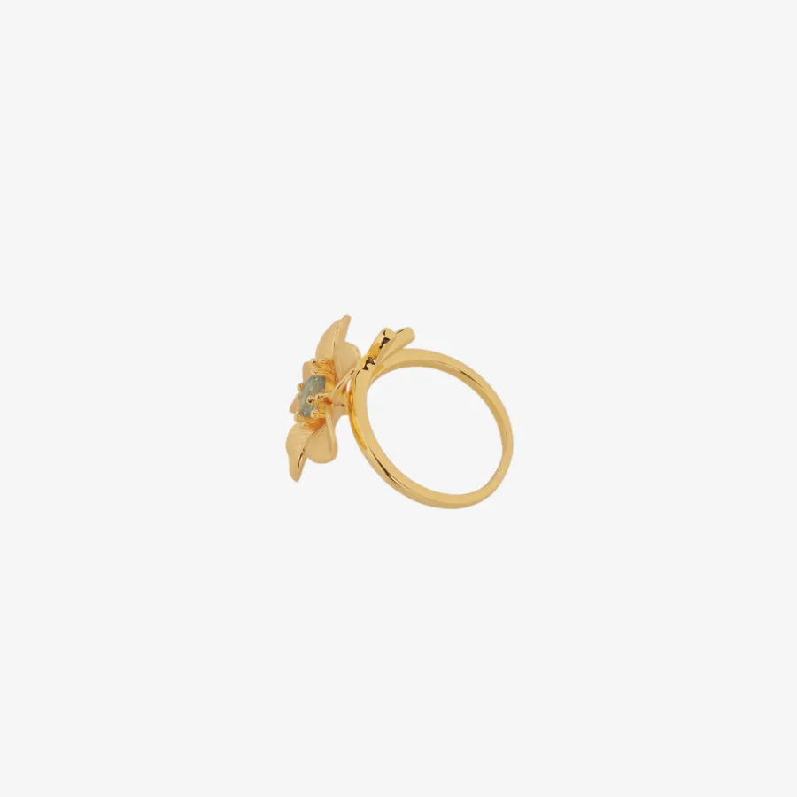 Topaz Five Petal Ring
