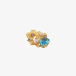 Topaz Pearl Flower Pendant