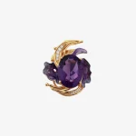 Floral Amethyst Ring