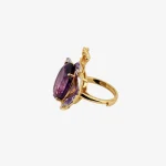 Floral Amethyst Ring