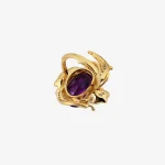 Floral Amethyst Ring