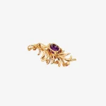 Amethyst Wheat Brooch Pendant