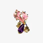 Designer Colorful Amethyst Pendant