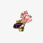 Designer Colorful Amethyst Pendant