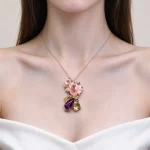 Designer Colorful Amethyst Pendant