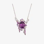 Angel Wing Amethyst Pendant
