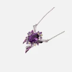 Angel Wing Amethyst Pendant