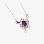 Angel Wing Amethyst Pendant