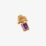 Pearl Square Amethyst Pendant