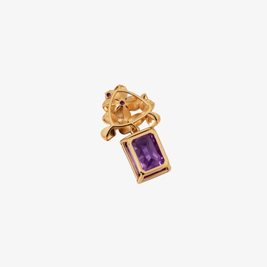 Pearl Square Amethyst Pendant