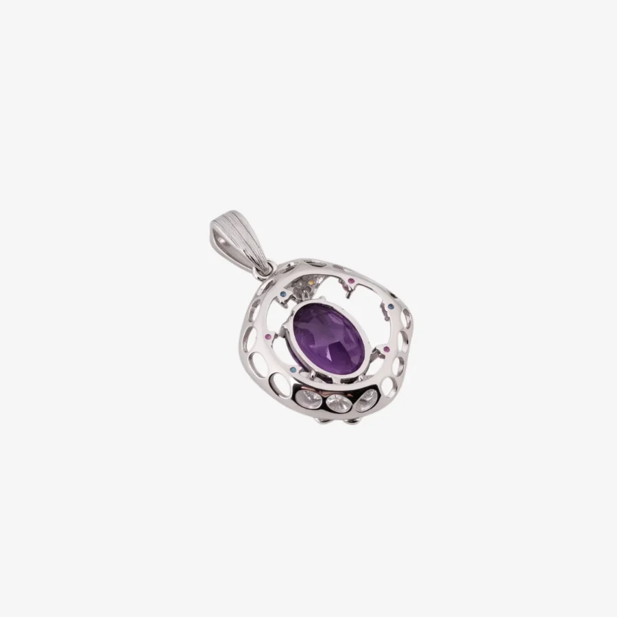 Butterfly Amethyst Pendant