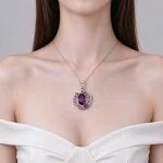 Butterfly Amethyst Pendant