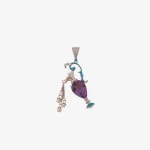 ZSJ031 A Treasure Vase Amethyst Pendant