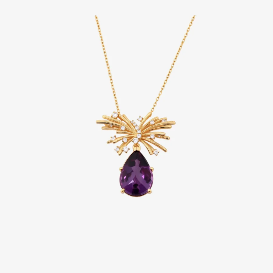 Amethyst Pendant Necklace