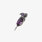 Python Pattern Amethyst Pendant