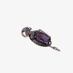 Python Pattern Amethyst Pendant