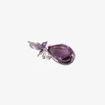 Stamen Musical Note Amethyst Pendant